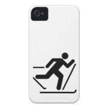 Cross Country Ski Symbol iPhone 4 Case