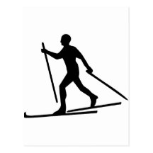 Cross Country Skiing Post Cards