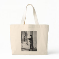 Cross-Dressed Cyclist, 1890 Tote Bag