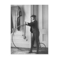 Cross-Dressed Cyclist, 1890 Post Cards