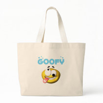 Cross Eye Goofy Face Tote Bag