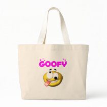 Cross Eye Goofy Face Tote Bag