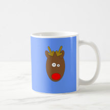 Cross eyed Reindeer Mug