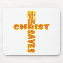 Cross: Faith Saves Mousemat