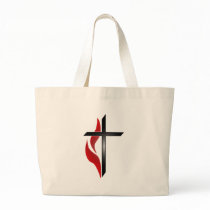 CROSS & FLAME TOTE BAG