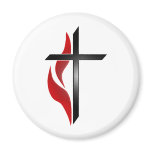 CROSS & FLAME magnets