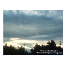 Cross in the Sunrise Postcard