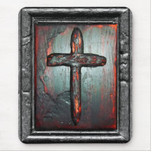 Cross of Blood Mousepad