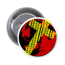 Cross of Love Religious gift design Pins