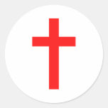 Cross (Red) Stickers