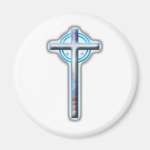 cross refrigerator magnet