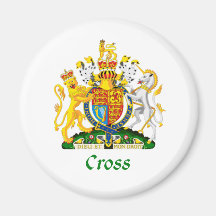 Cross Shield of Great Britain Fridge Magnet