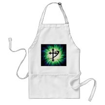 Cross Silhouette; Glowing Aprons