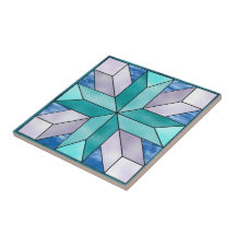 Cross Stained Glass Look Tile