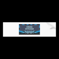Cross Stitcher Marquee bumper stickers