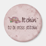 Cross Stitching Fridge Magnet