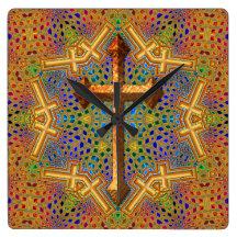 Cross Wall Clock