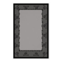 crossbone grey custom stationery