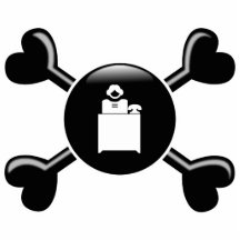 Crossbones Administrative Assisting Acrylic Cut Out