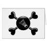 Crossbones Badminton Card