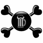 Crossbones Beer Cut Out
