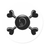 Crossbones Cable Stickers