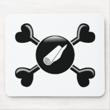 Crossbones Carpet Mouse Mats