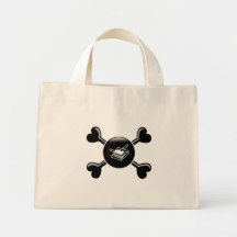 Crossbones Cleaning Tote Bags