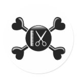 Crossbones Cosmetology stickers