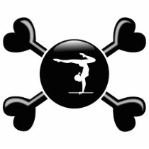 Crossbones Gymnastics Photo Cut Out