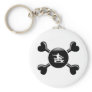 Crossbones Hurdling Keychain