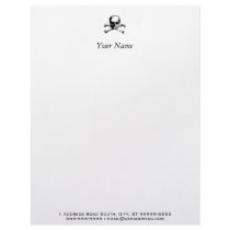 Crossbones Customized Letterhead