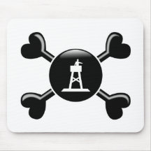 Crossbones Lifeguarding Mouse Mat
