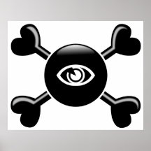 Crossbones Optometry Print
