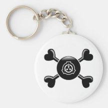 Crossbones Radiation Therapy Keychains