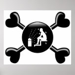 Crossbones Sauna Poster