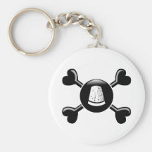 Crossbones Sewing Keychain