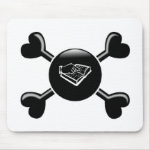Crossbones Teaching the Visually Impaired Mouse Pad