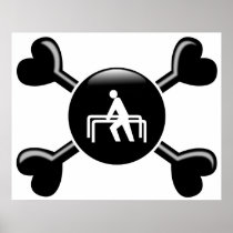 Crossbones Therapy Print