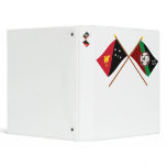 Crossed flags of PNG and East New Britain Province