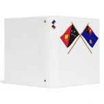 Crossed flags of PNG and West New Britain Province