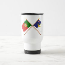Crossed Flags of Portugal and the Azores Mugs