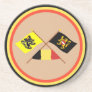 Crossed Flanders & Flemish Brabant Flags w Belgium