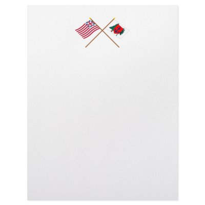 Crossed Grand Union and Newburyport Indep Marine C Letterhead by Vexillophile