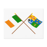 Crossed Ireland and Four-Province Flags