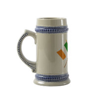 Crossed Ireland and Leinster Province Flags Mugs