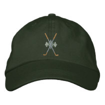 Crossed Irons Embroidered Baseball Cap