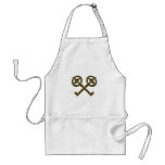 crossed keys apron