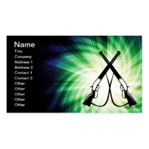 Crossed Rifles; Cool Business Cards