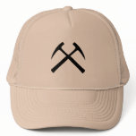 Crossed Rock Hammers Cap hats